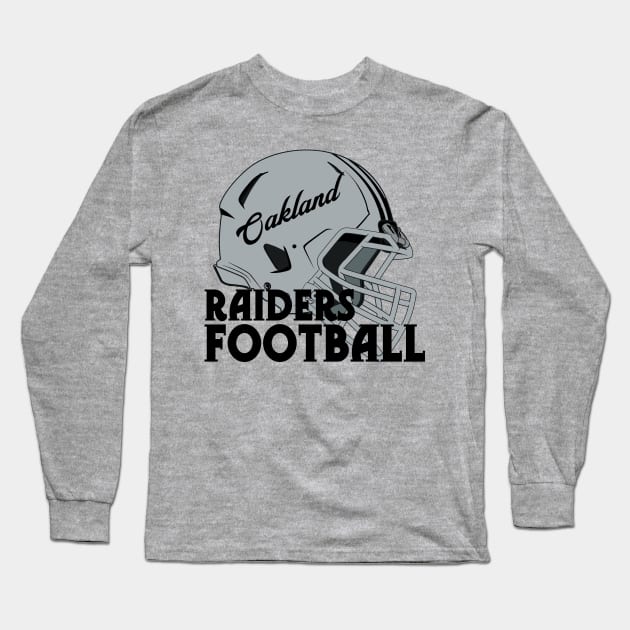 Oakland Raiders Long Sleeve T-Shirt by CovpaTees